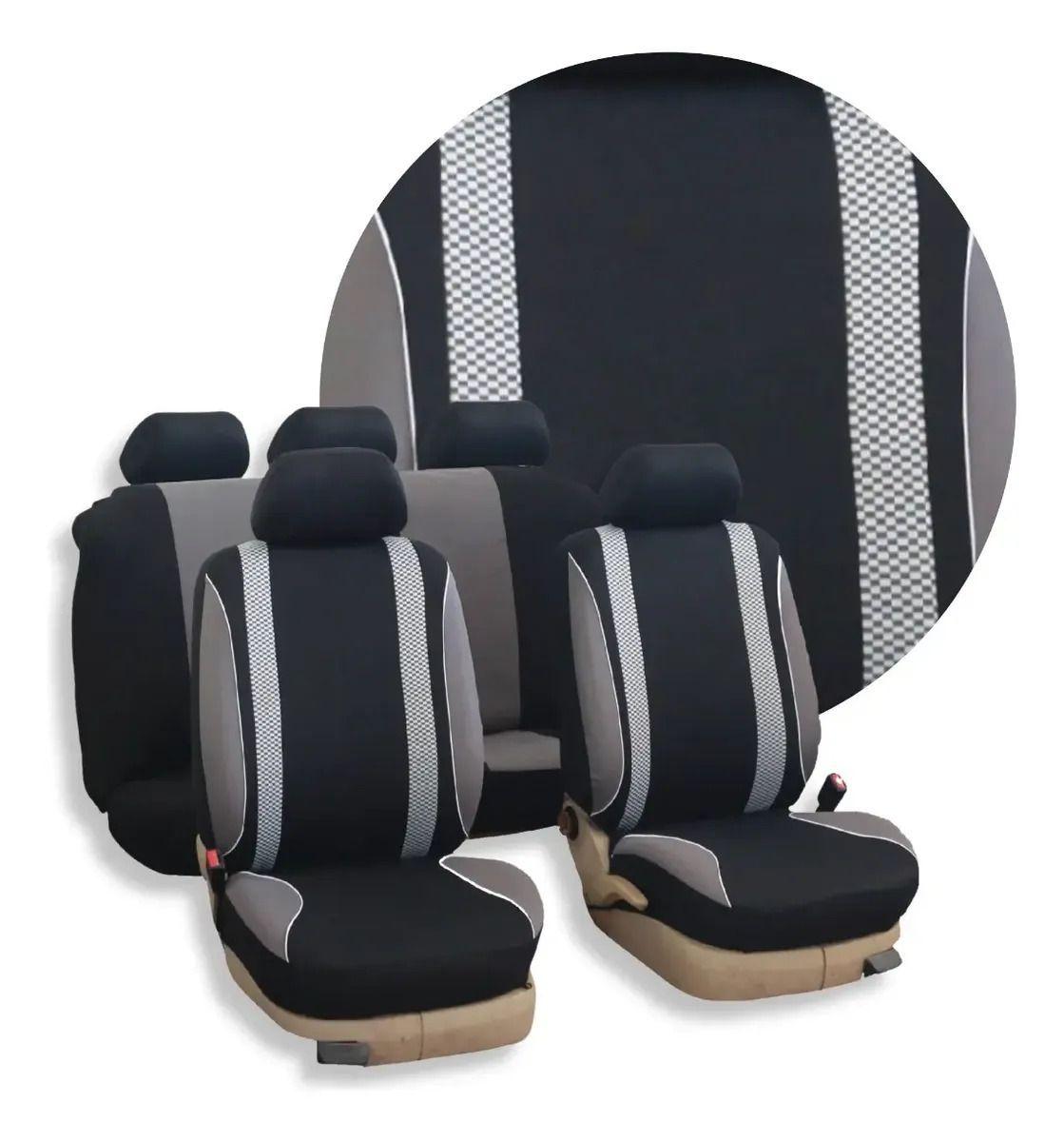 Carlife Funda Cubreasiento Auto Jacquard Gruesa Bonjono-3