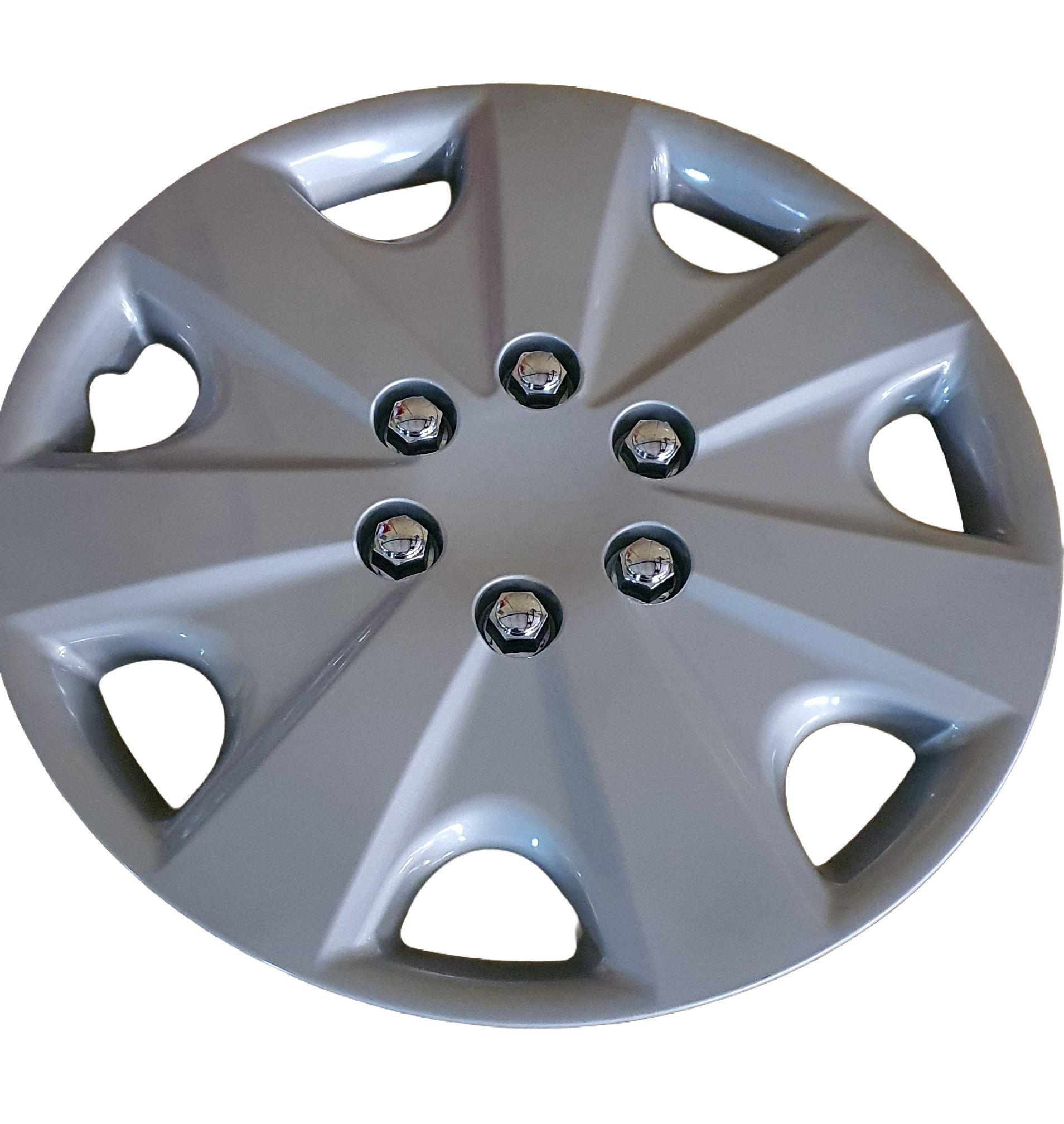 Juego 4 Tapas De Rueda Carlife Aro 17 Modelo 1087-2