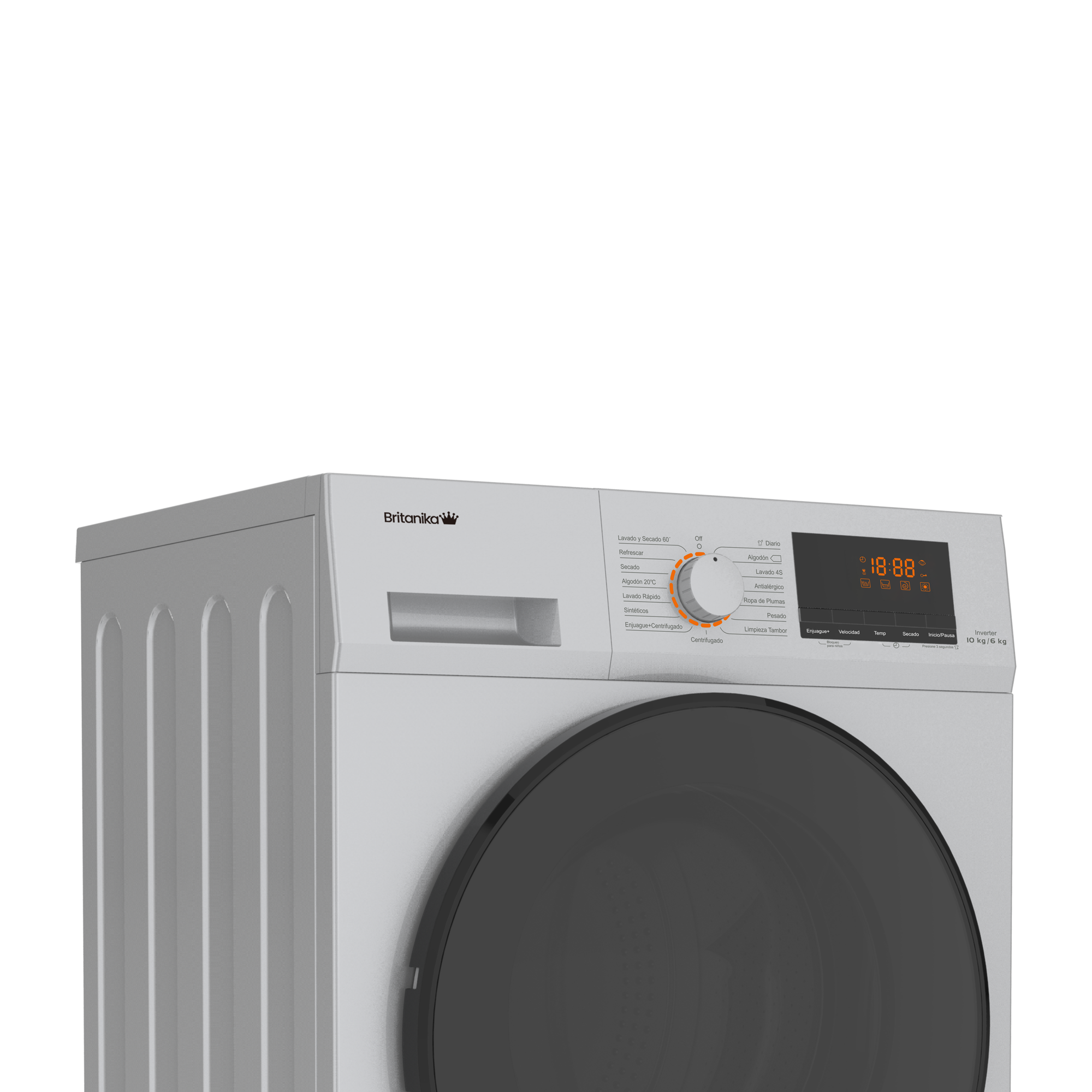 LAVASECARROPA GALANZ CARGA FRONTAL 10 KG BTKWM10-2