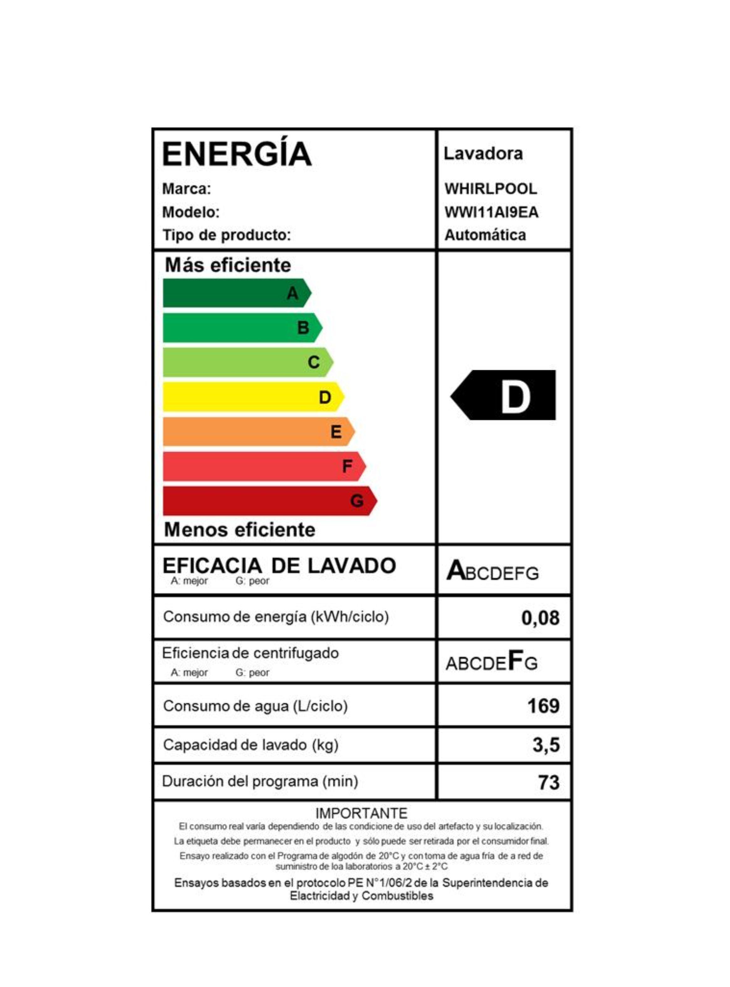 Lavadora whirlpool Carga Superior 11 Kg gris -5