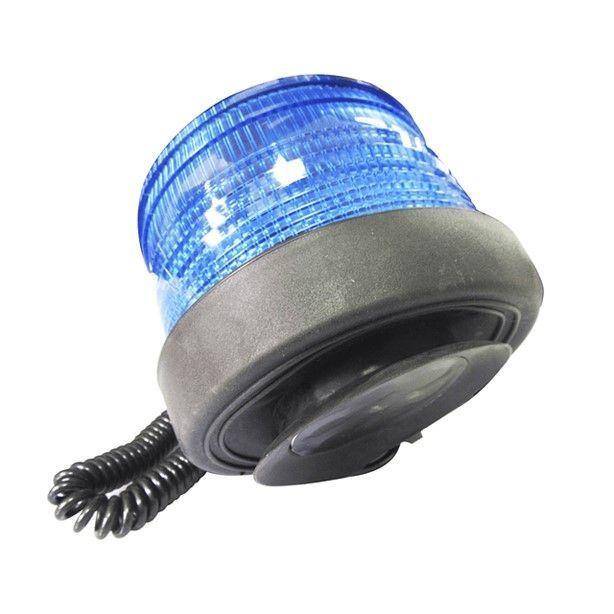 Baliza 60 LED Azul Magnética 12-48V -2