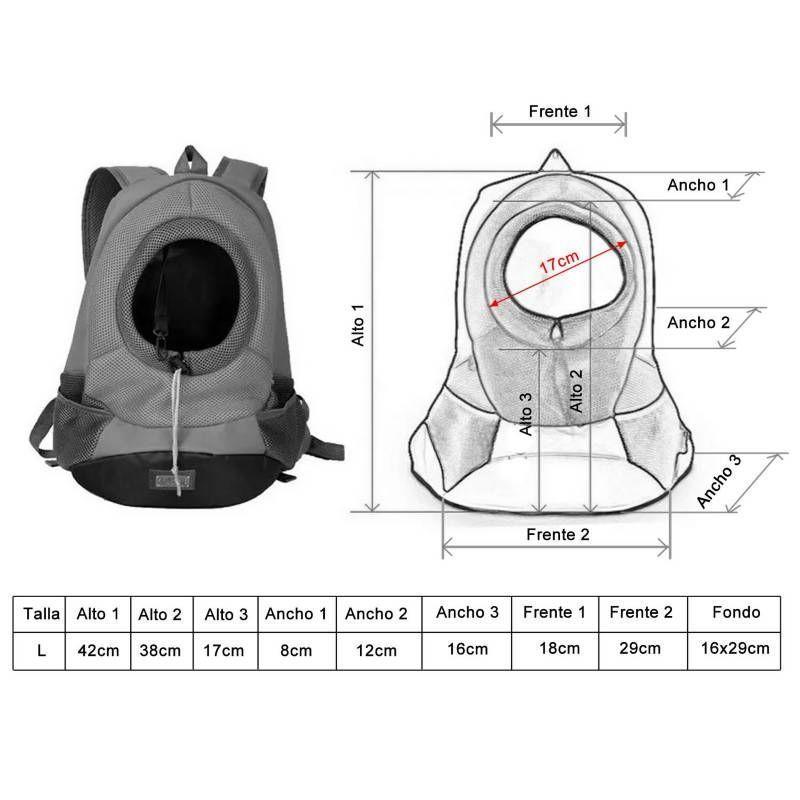 Mochila de transporte Perro Gato-1