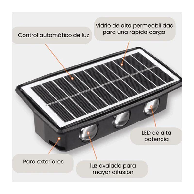 Lampara Solar Bifocal Decorativa Leds-5