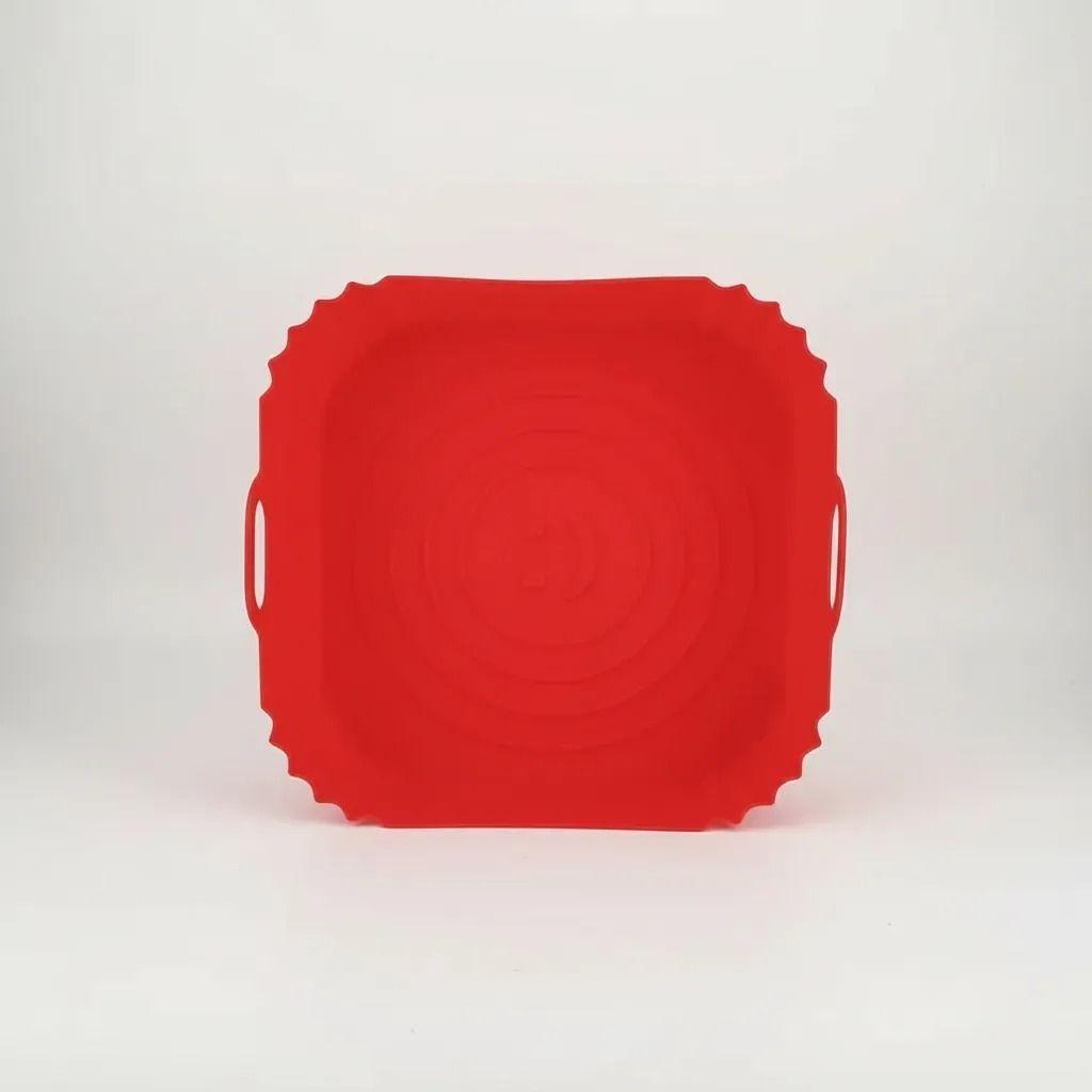 Pack 2 Molde Silicone Cuadrado Para Freidora Electrica-7