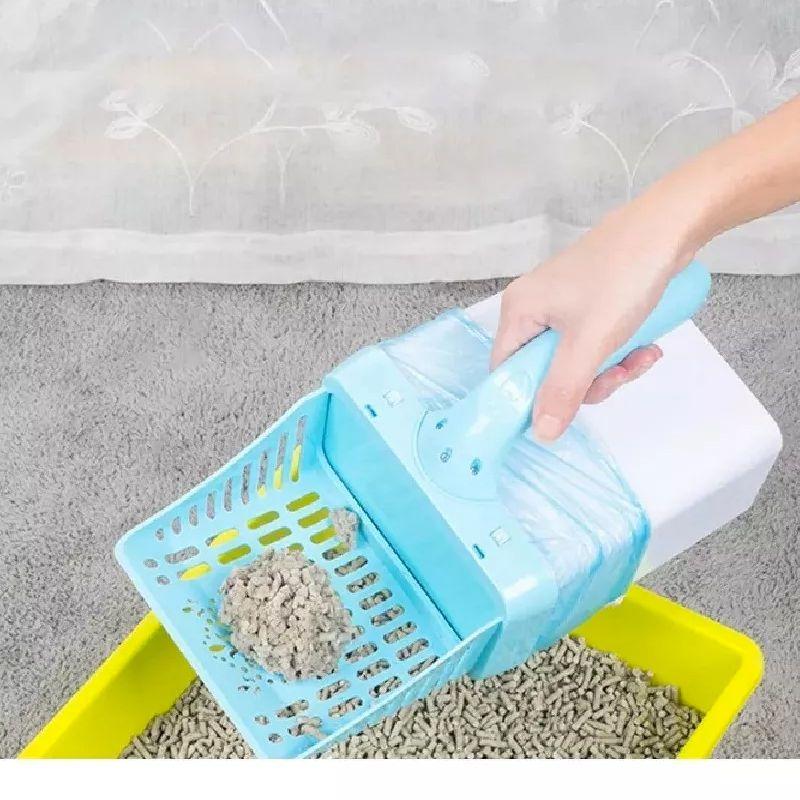 Pala Recogedor De Heces De Perro Gatos Bolsa Incluida-4
