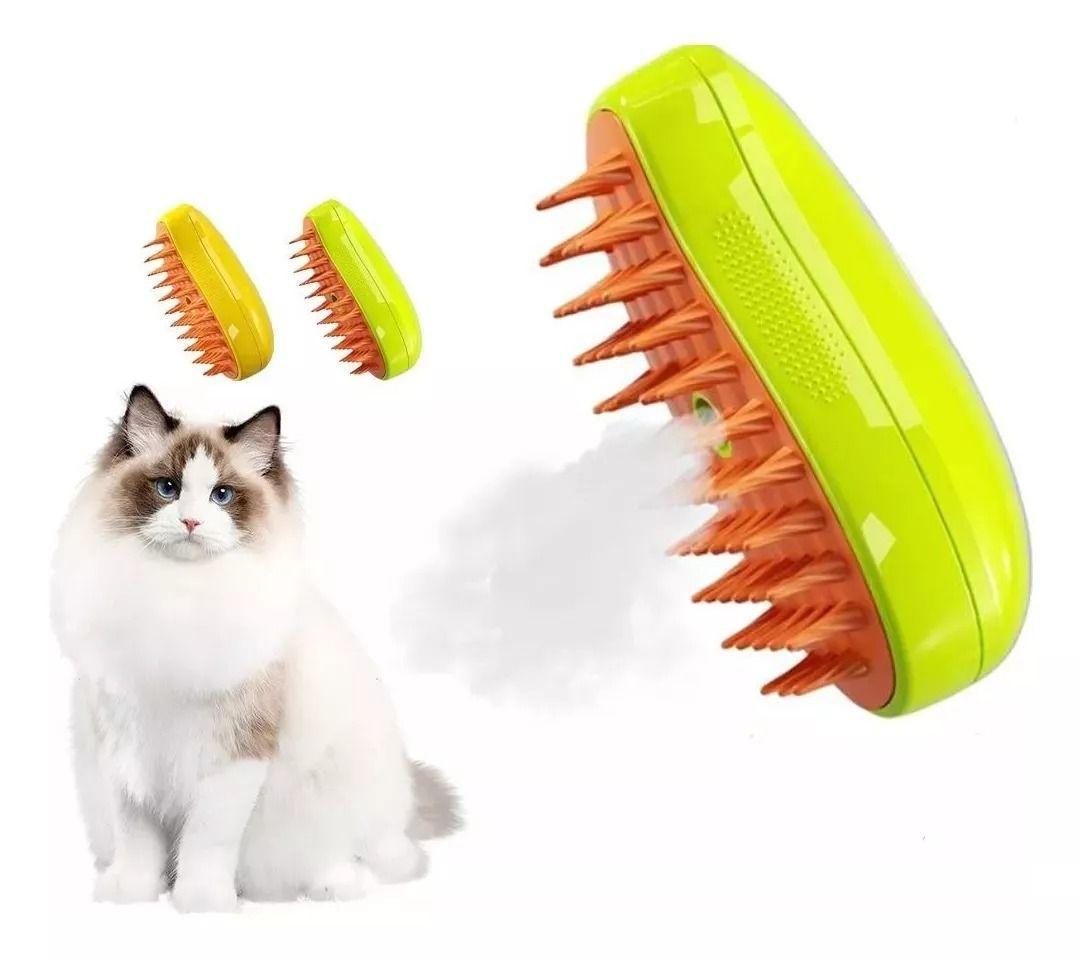Cepillo Automático Para Gatos A Vapor 3 En 1-0
