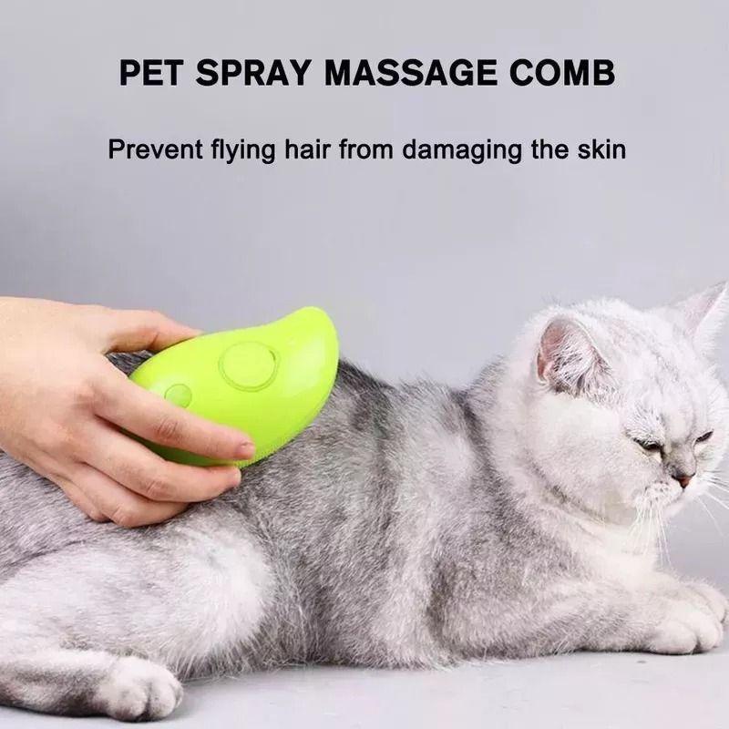 Cepillo Automático Para Gatos A Vapor 3 En 1-3