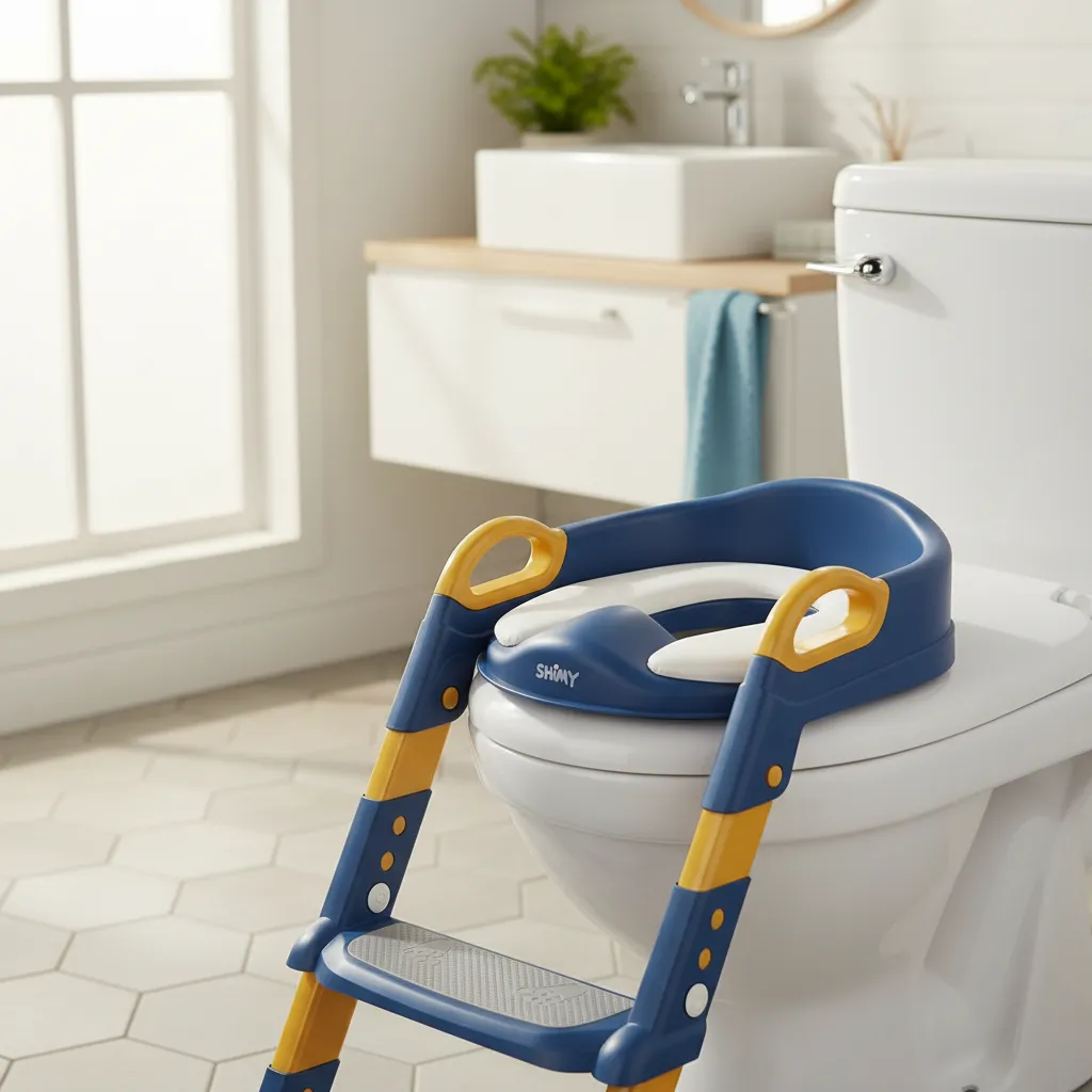 Asiento Entrenador Ni a Ni o Con Escalera Plegable 2 5 A os-5