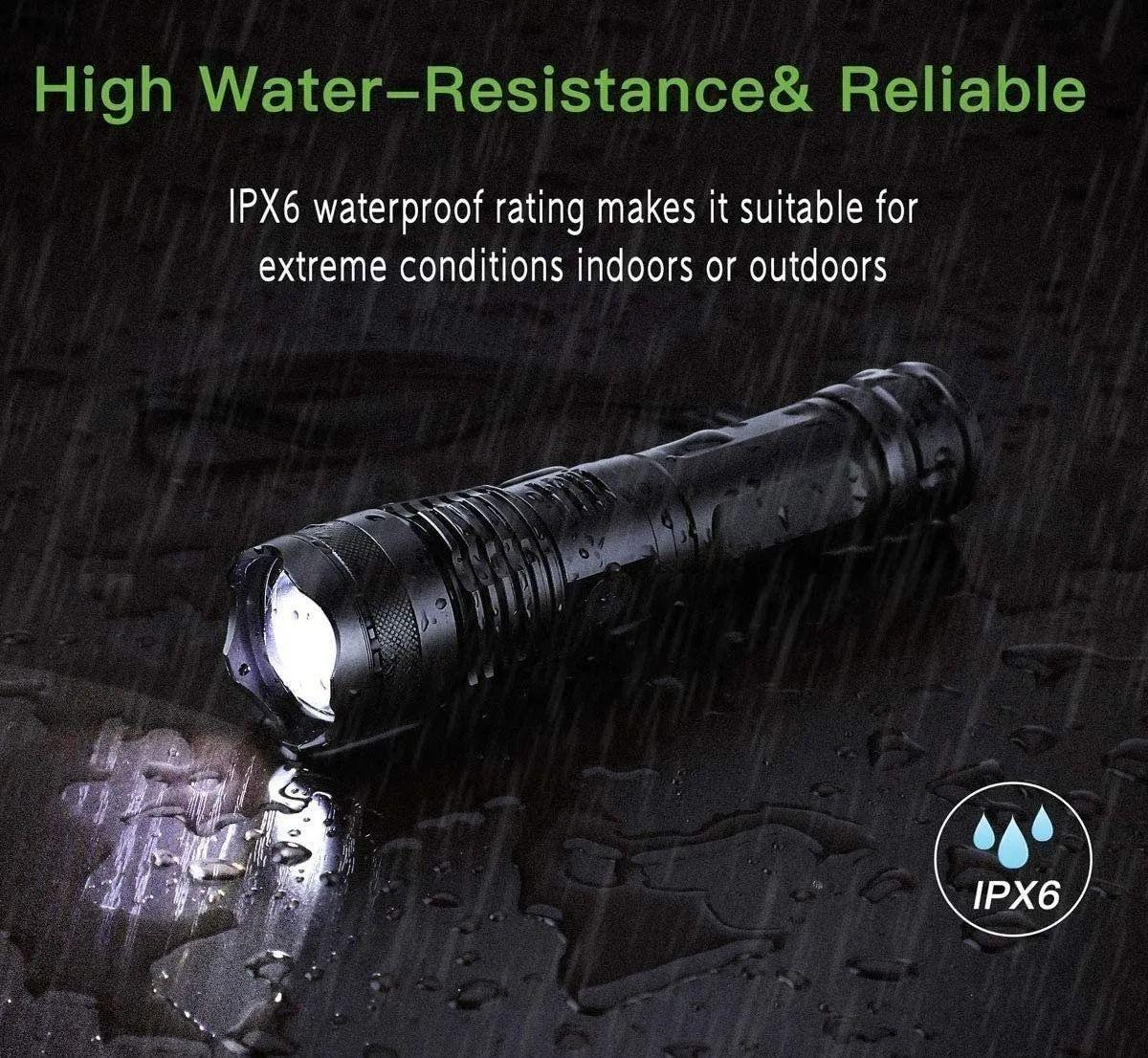 Linterna Led Usb Re11001 Potente 9000 Lúmenes-5