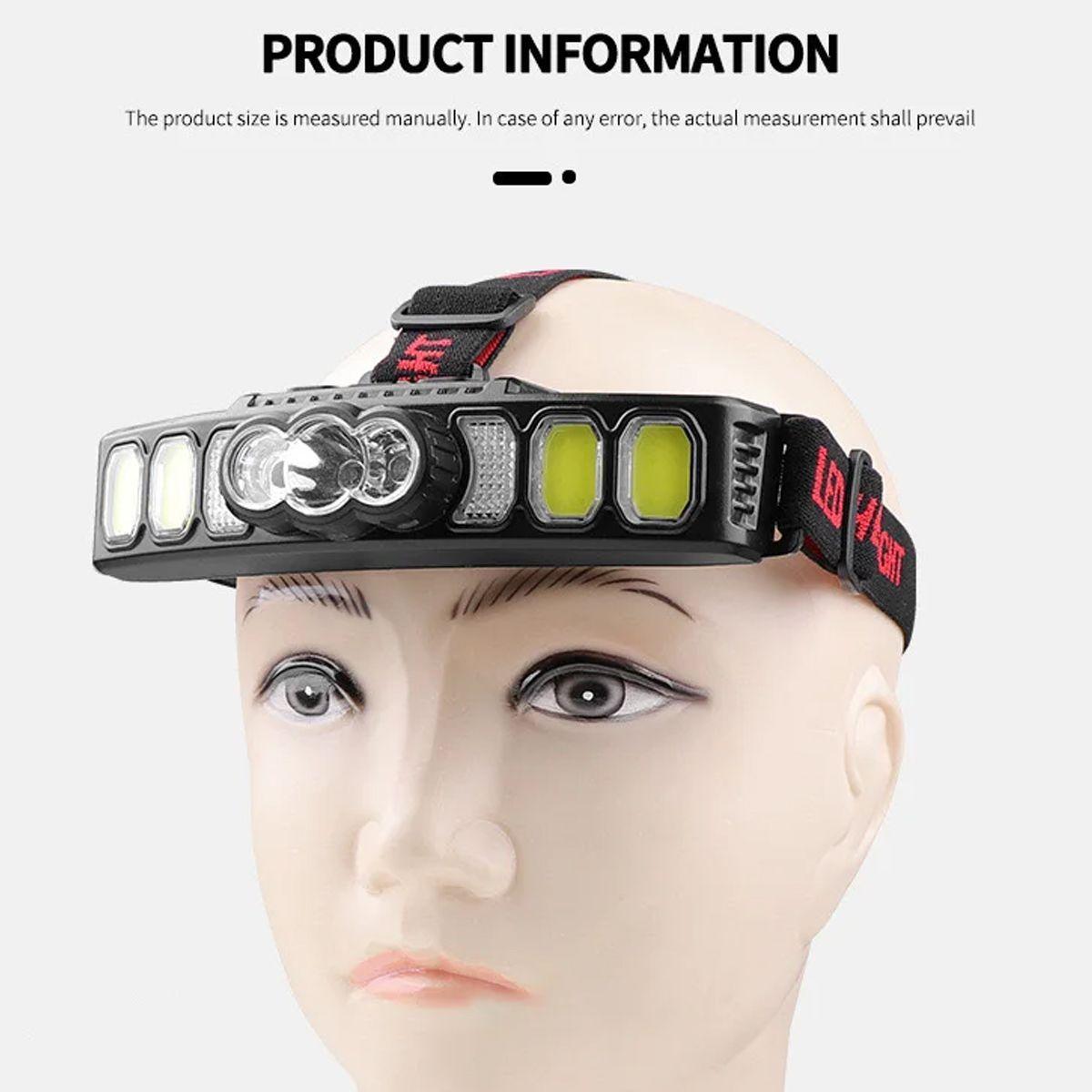 Linterna Con Sensor Luz Led Potente Con Batería Integrada-6