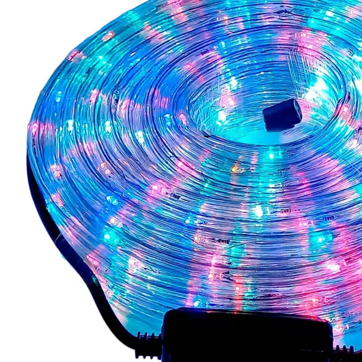 Manguera Led 10 Metros Exterior Luces Multicolor Navidad-6