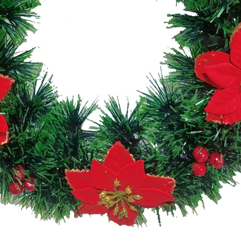 Adorno Navideño Corona Navidad Adorno Puerta 35 Cms Diseño 1-2