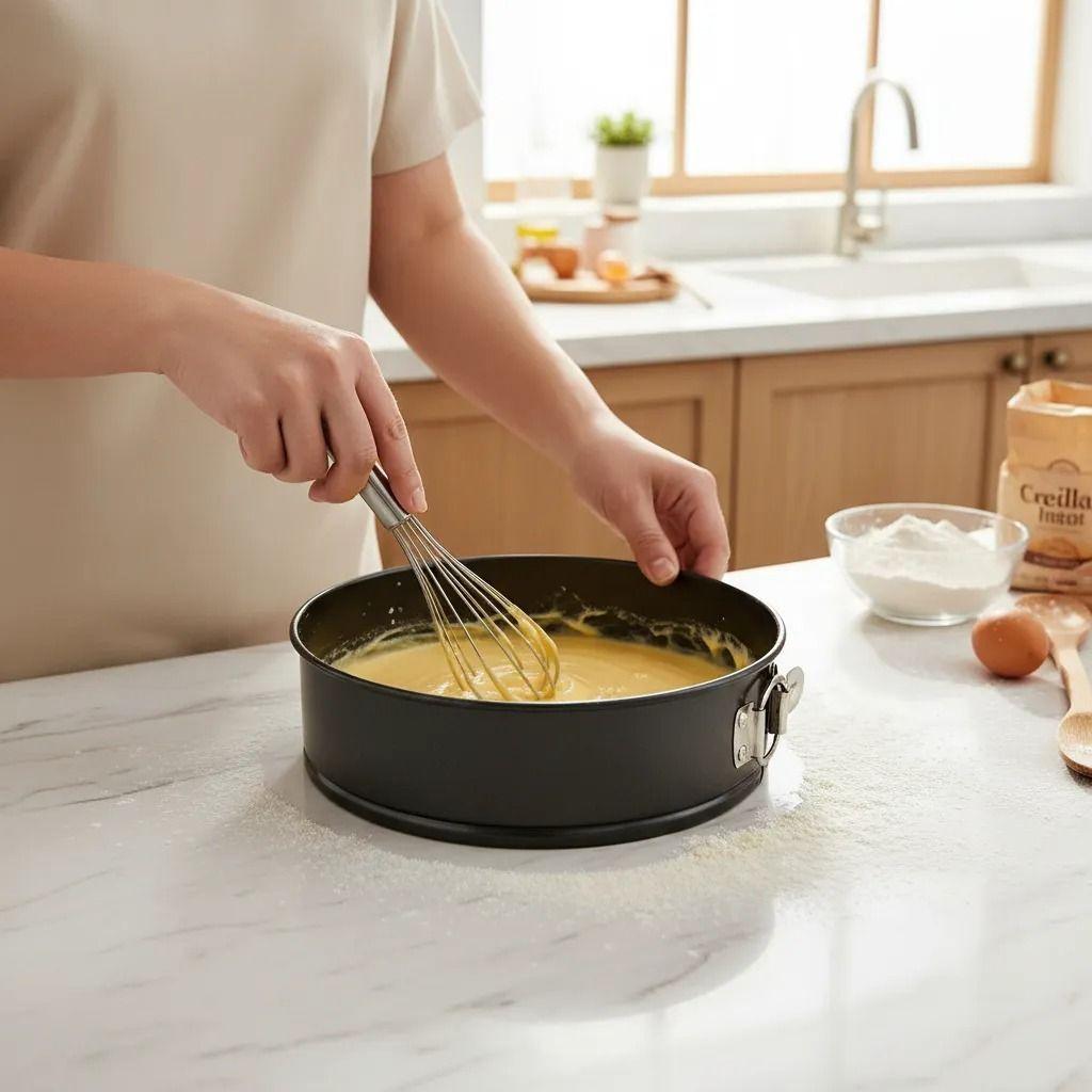 Pack 3 Moldes Desmontable Tortas Acero Antiadherente Negro-2