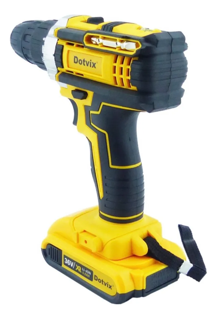 Taladro Recargable 36 Volt Dotvix 2 Bater a Amarillo 50 hz Amarillo 50-2