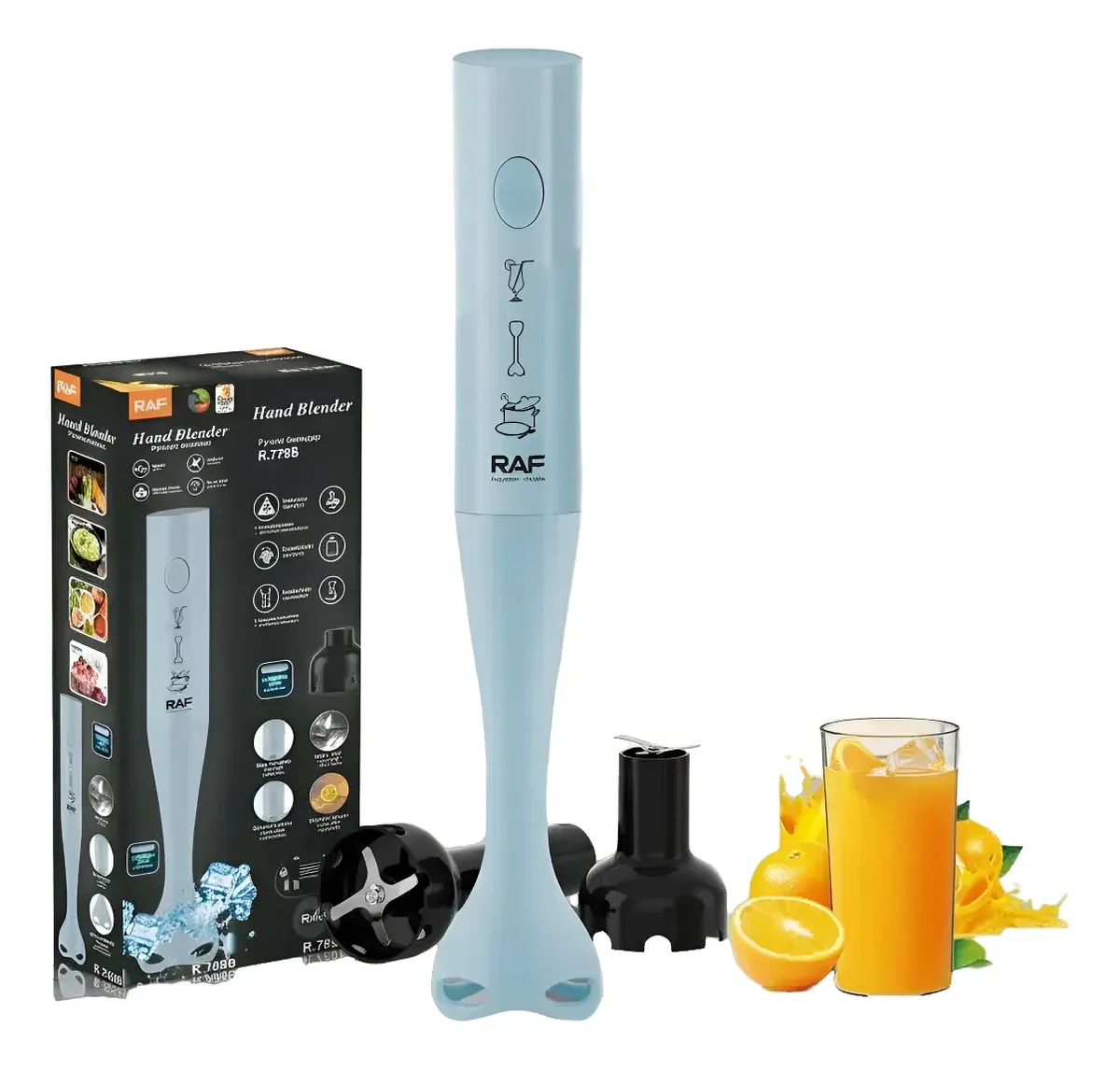 Licuadora De Mano Raf 300w-0