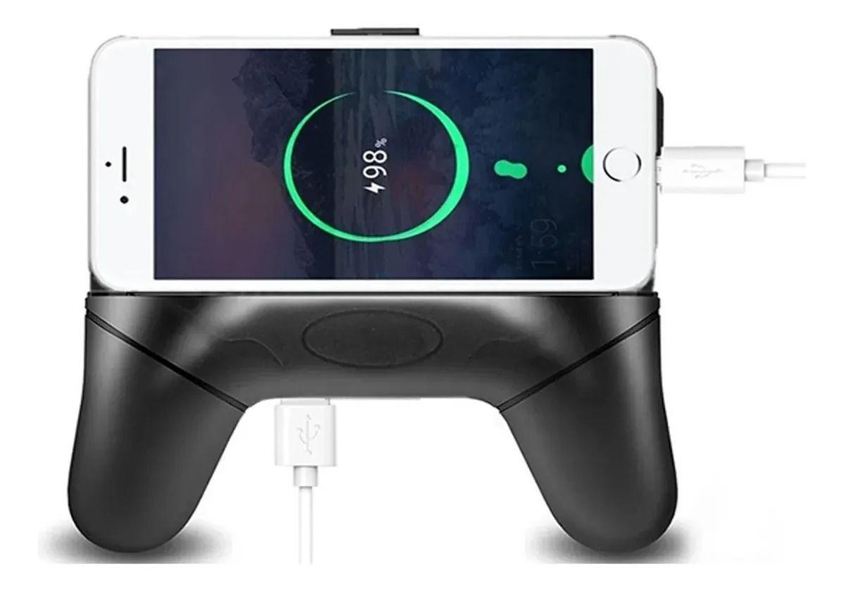 Soporte Para Celular Tipo Joystick 2 Ventiladores Negro-4