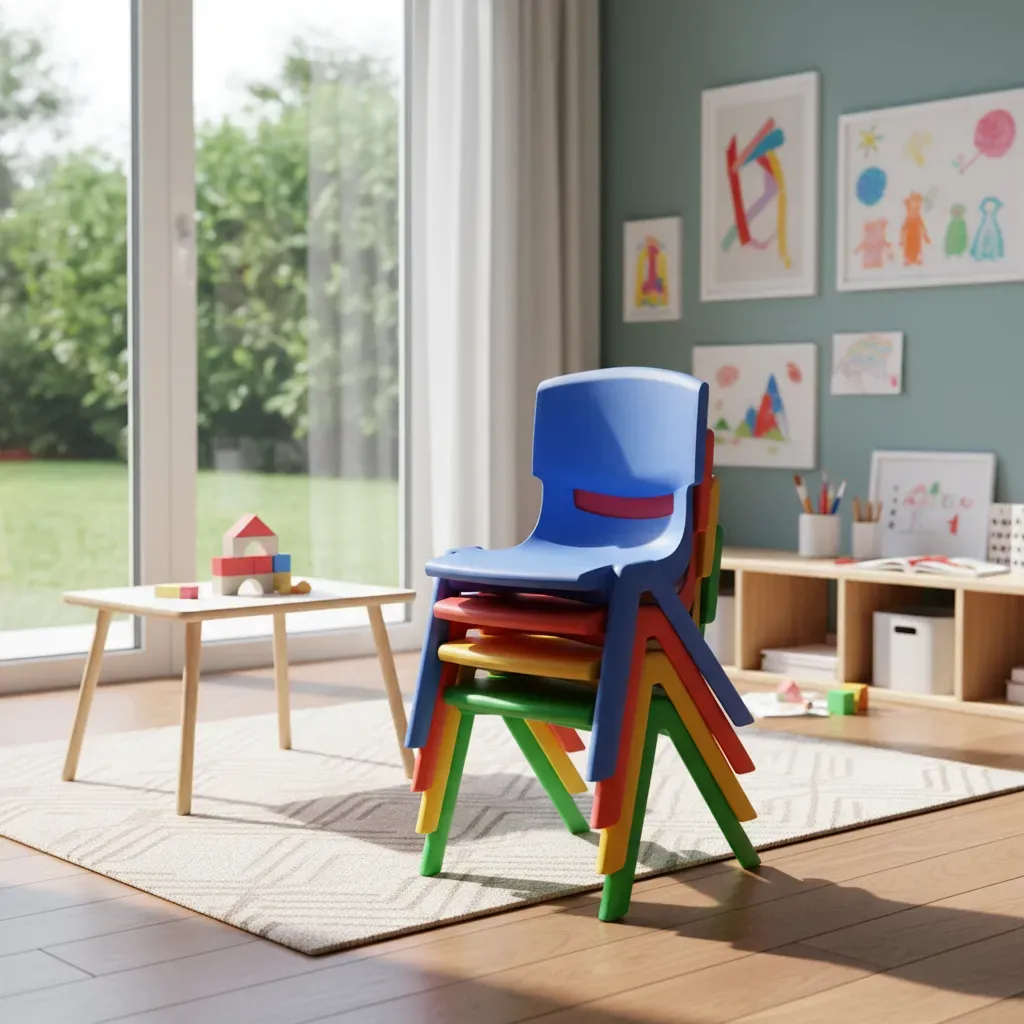 Silla De Plastico Infantil Varios Colores Ninos-3