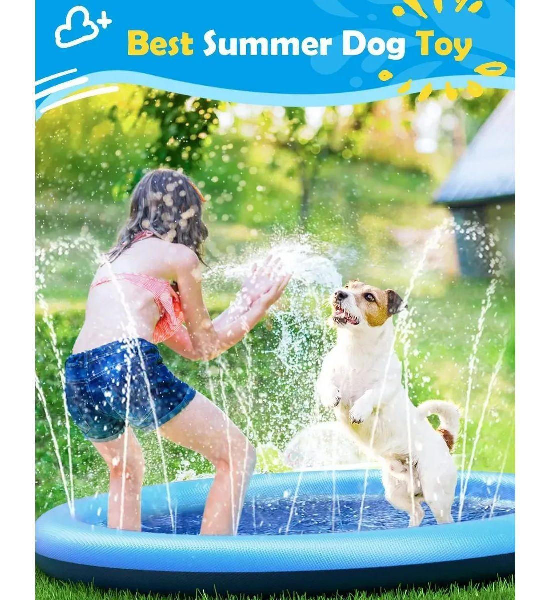 Piscina Macotas Ba era Plegable Piscina Perros Redonda-2