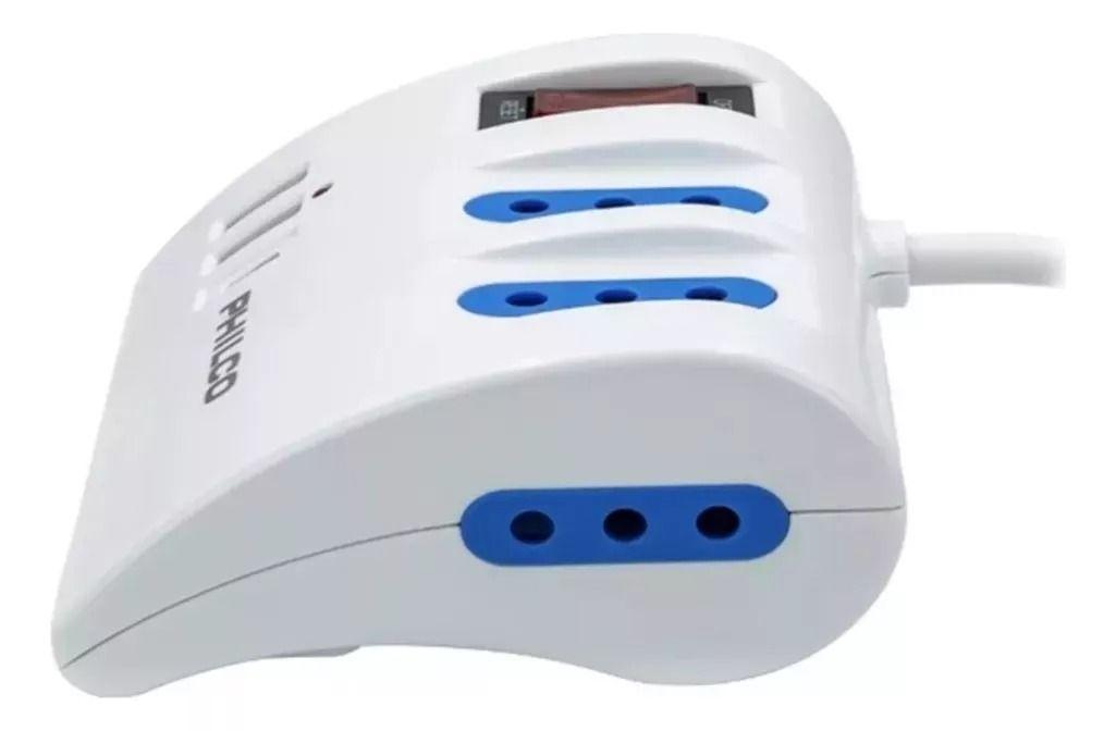 Alargador Extension Philco 3 Enchufe + 2 Usb -3