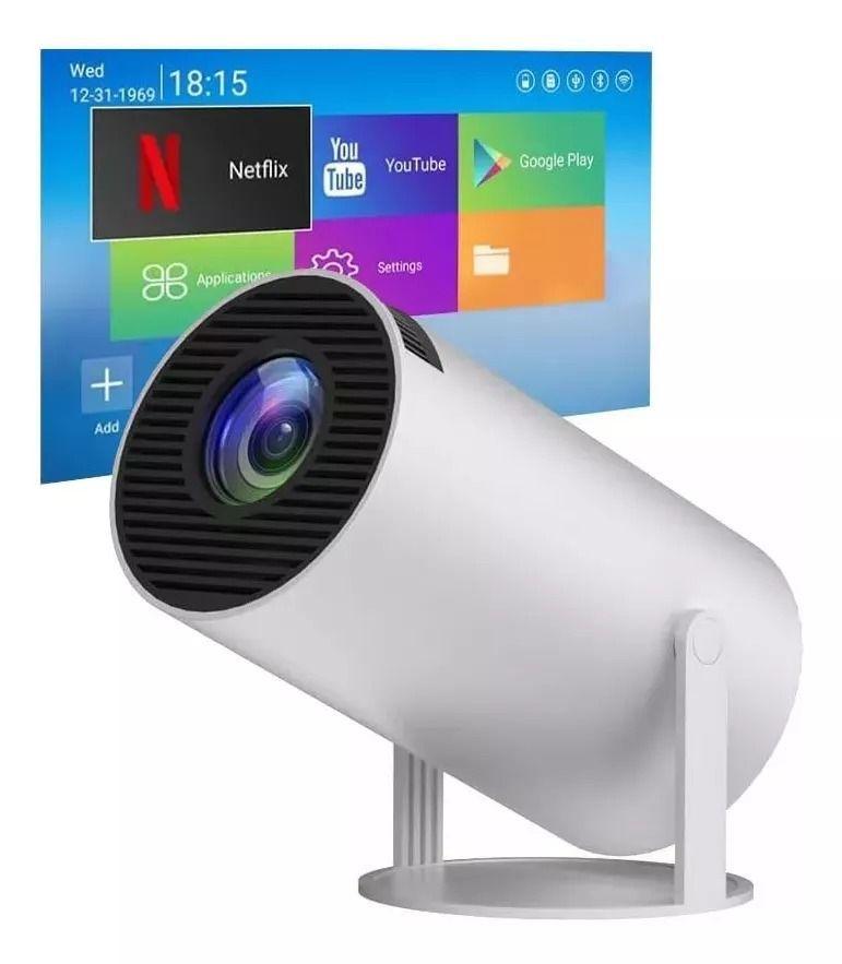 Proyector Portátil Mini Hy300pro Ultra Hd 4k Wifi Bluetooth-0