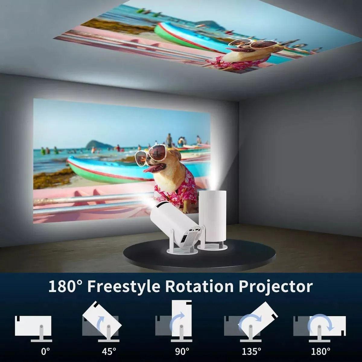 Proyector Portátil Mini Hy300pro Ultra Hd 4k Wifi Bluetooth-1