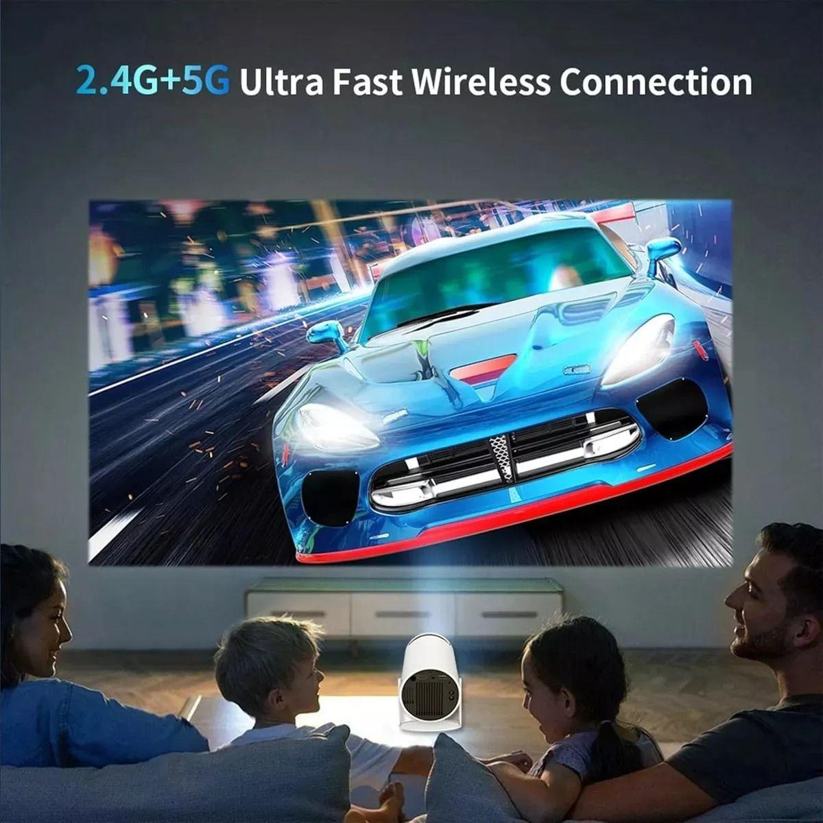 Proyector Portátil Mini Hy300pro Ultra Hd 4k Wifi Bluetooth-4