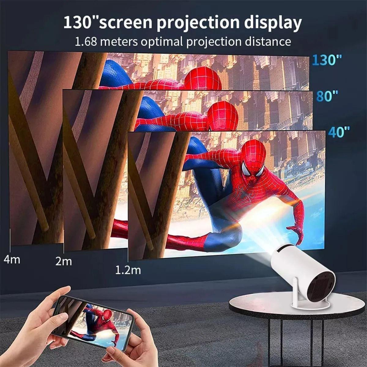 Proyector Portátil Mini Hy300pro Ultra Hd 4k Wifi Bluetooth-6