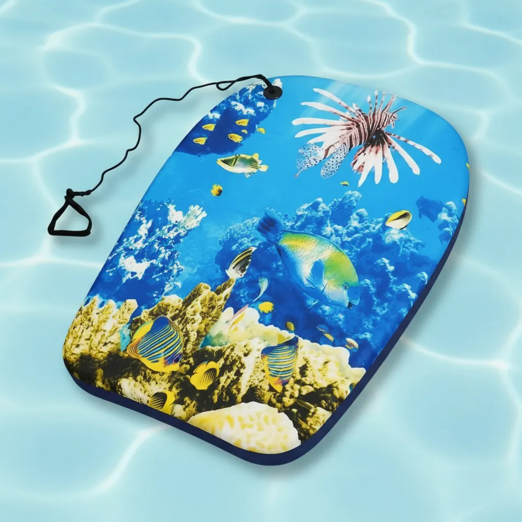 Tabla Flotadaora Natación Infantil 66x 46x 5 Cms-2