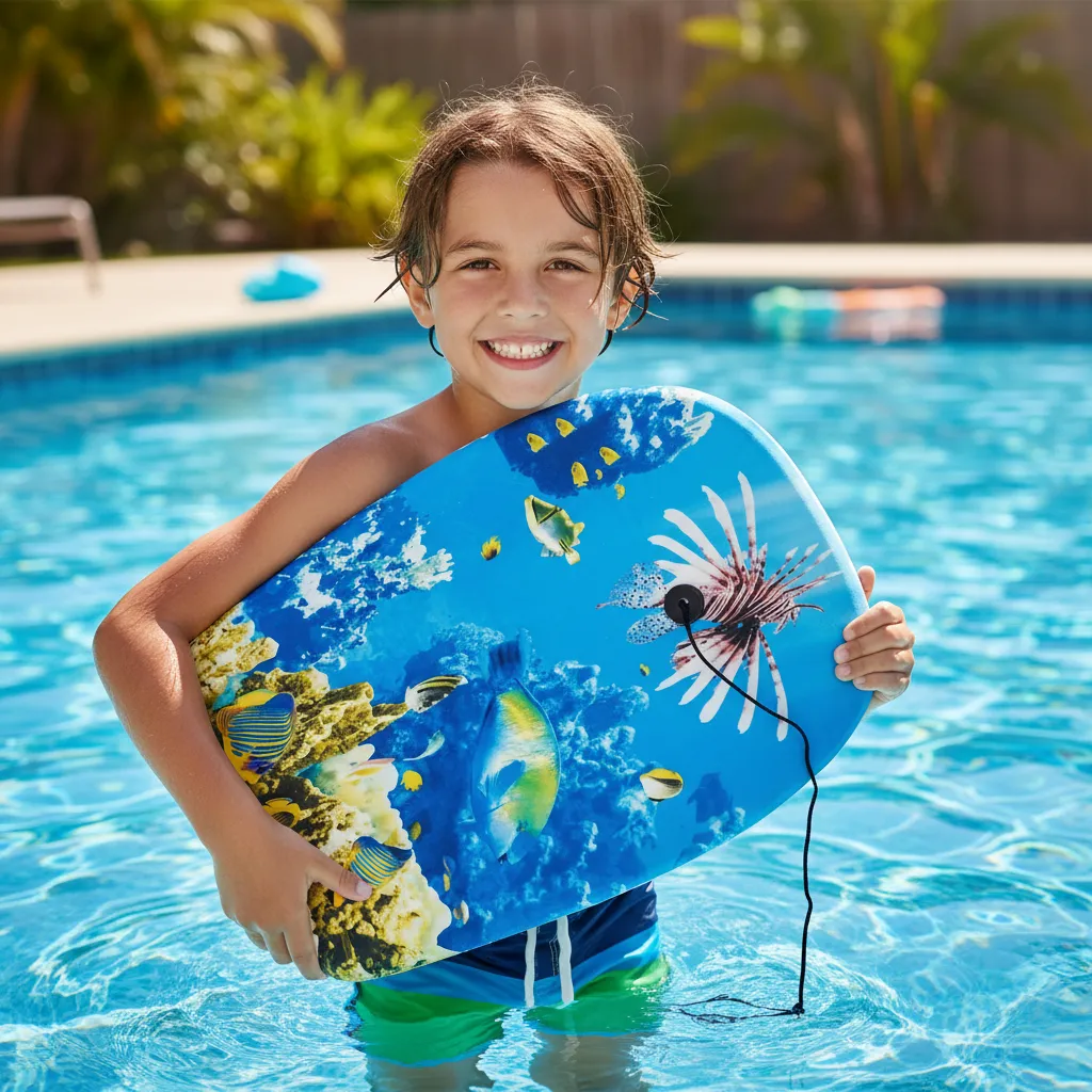 Tabla Flotadaora Natación Infantil 66x 46x 5 Cms-7