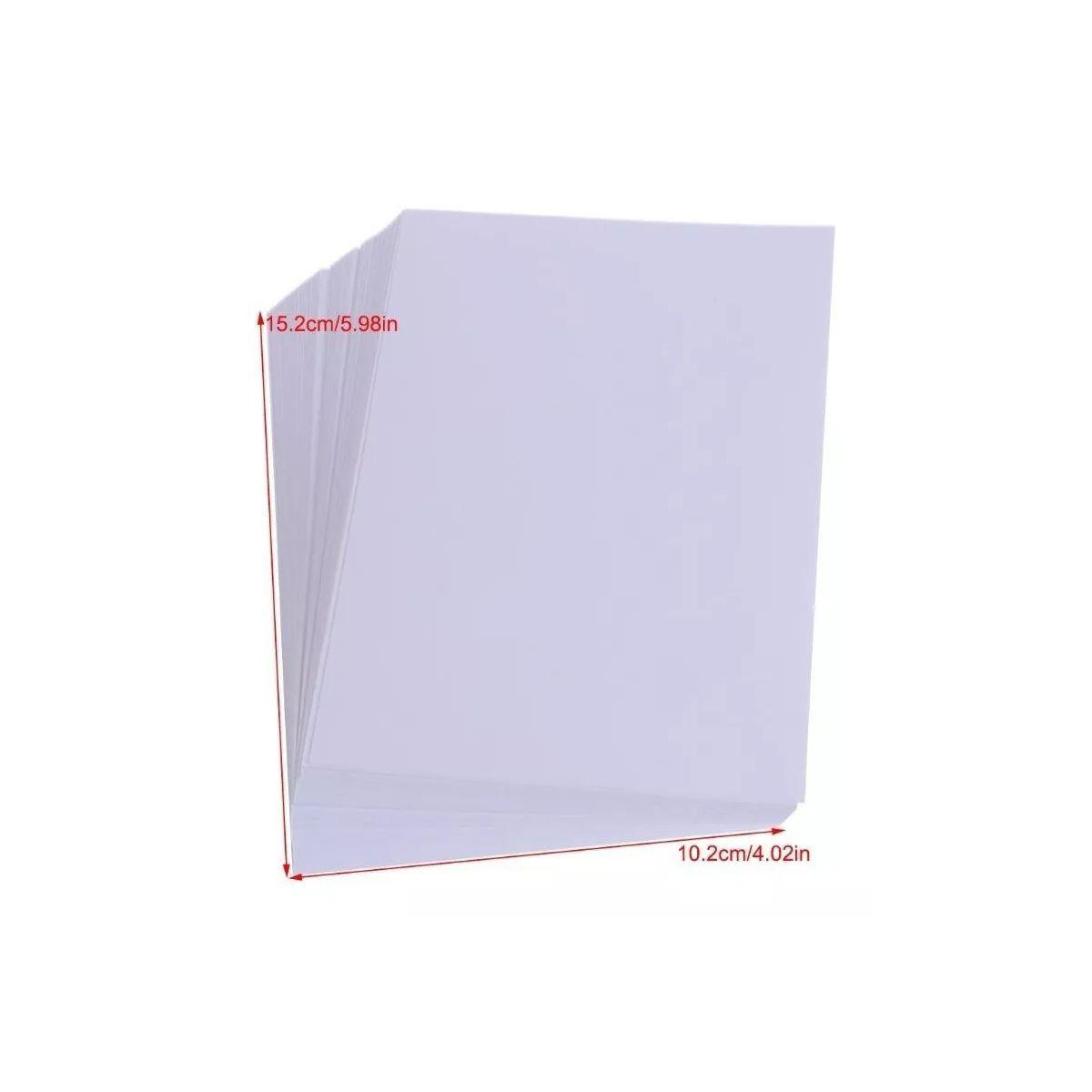 Papel Foto Fotografico Brillante Glossy 4r 100 Hojas 10x15-1