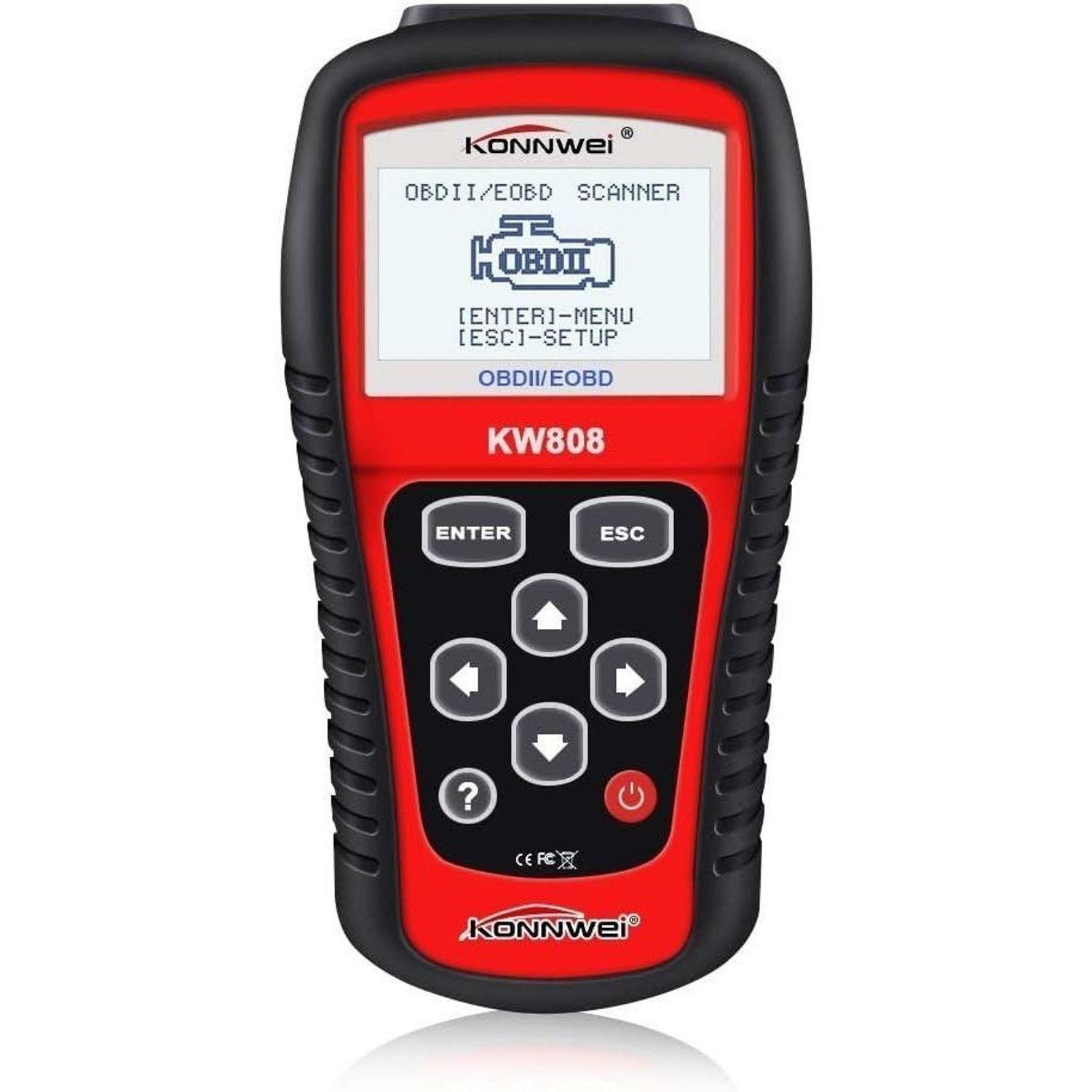 Escáner Automotriz Obd2 Multifuncional Con Pantalla Lcd-4
