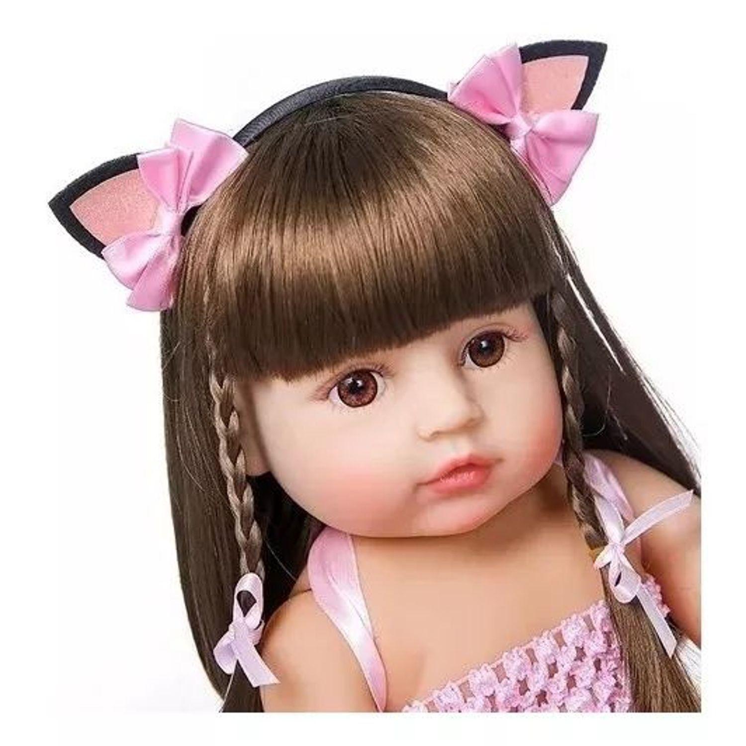 Muñeca Reborn Bebé Realista De Silicona 55cm-5