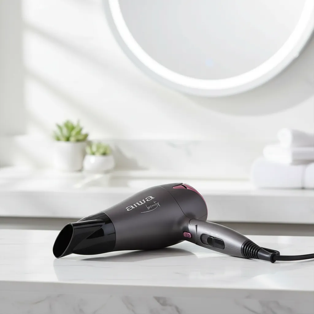 Secador De Pelo Cabello 1800w 2n 2v Gris Aw thd1839 Aiwa Negro-5