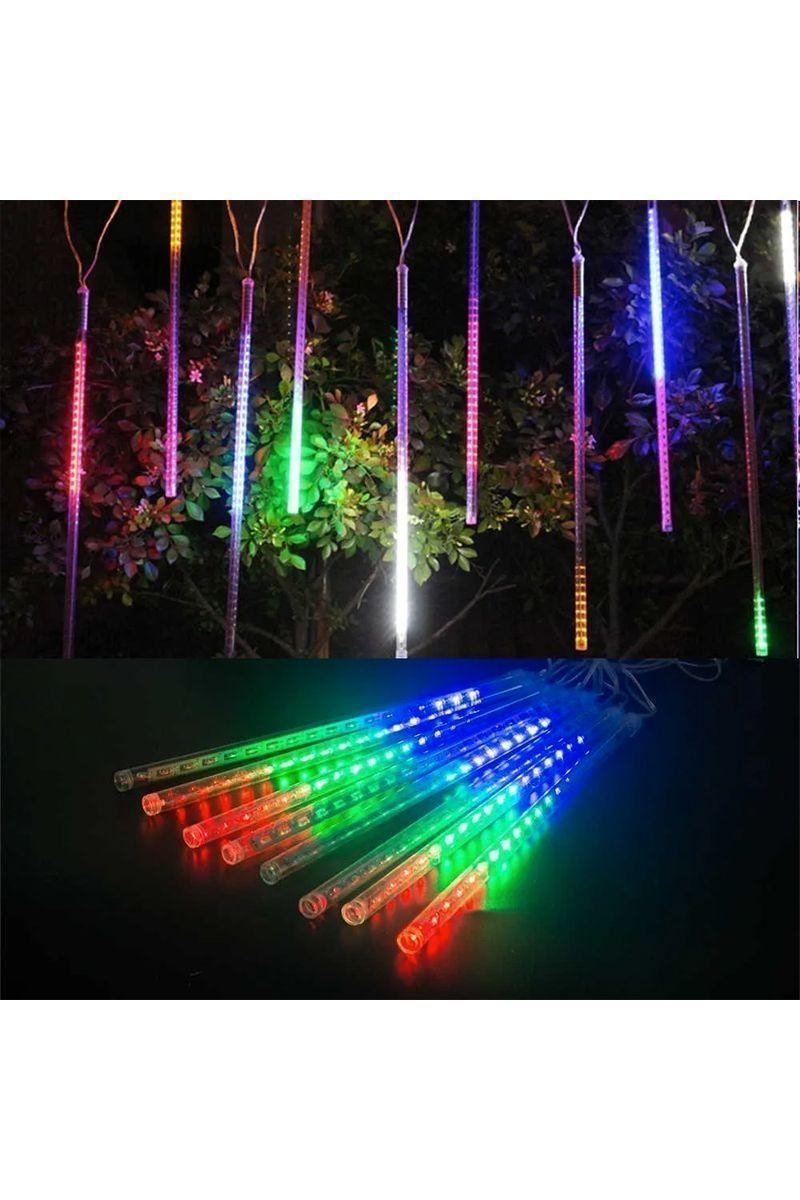 Guirnalda Lluvia Meteoro Multicolor Luces Led-2