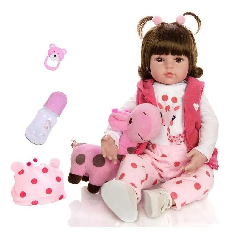 Bebé Reborn Muñecas Realista Reborn Silicona 48cm-2