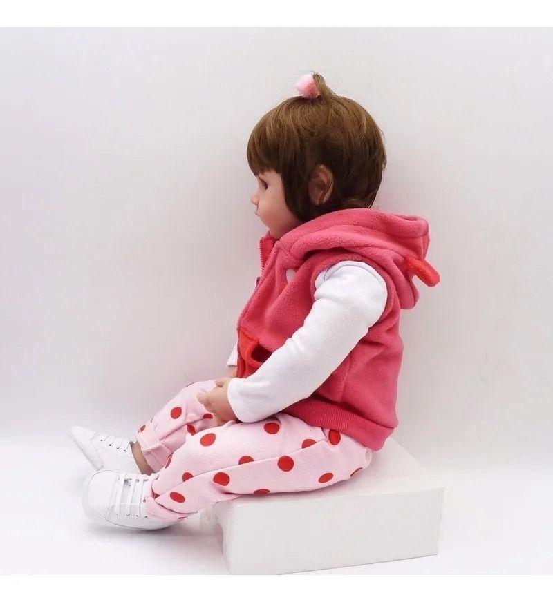 Bebé Reborn Muñecas Realista Reborn Silicona 48cm-4