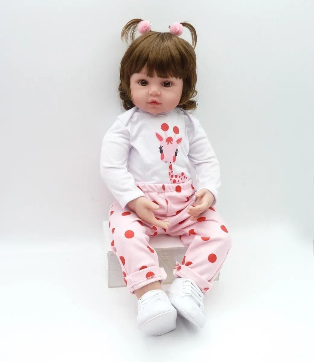 Bebé Reborn Muñecas Realista Reborn Silicona 48cm-5