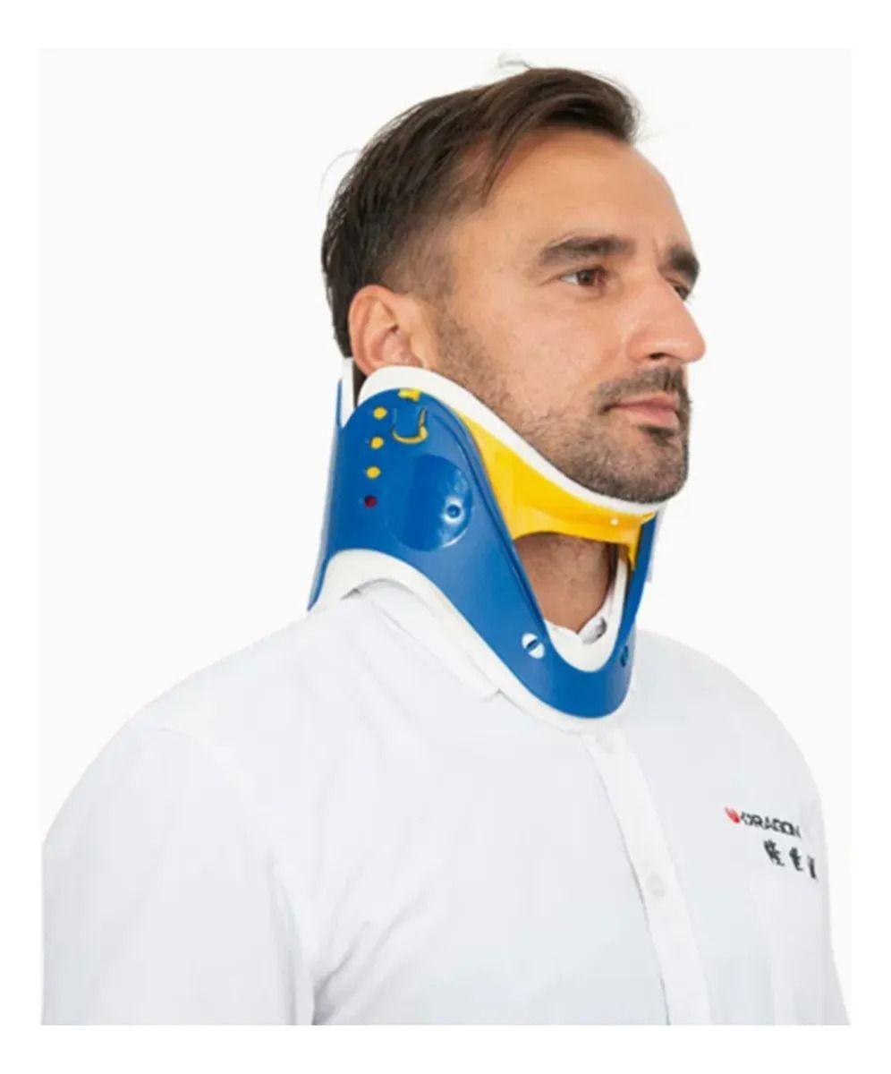 Collar n Cervical Adulto Tama o Grande Ortop dico Cuello Azul M-4