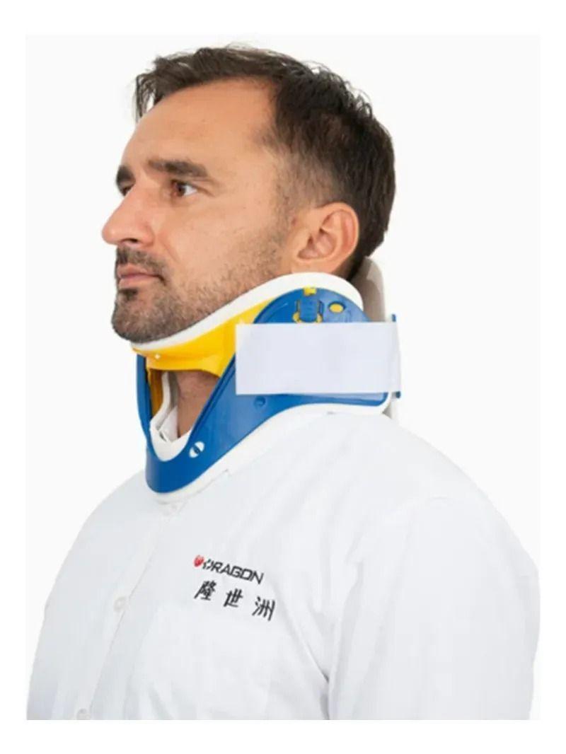 Collar n Cervical Adulto Tama o Grande Ortop dico Cuello Azul M-8