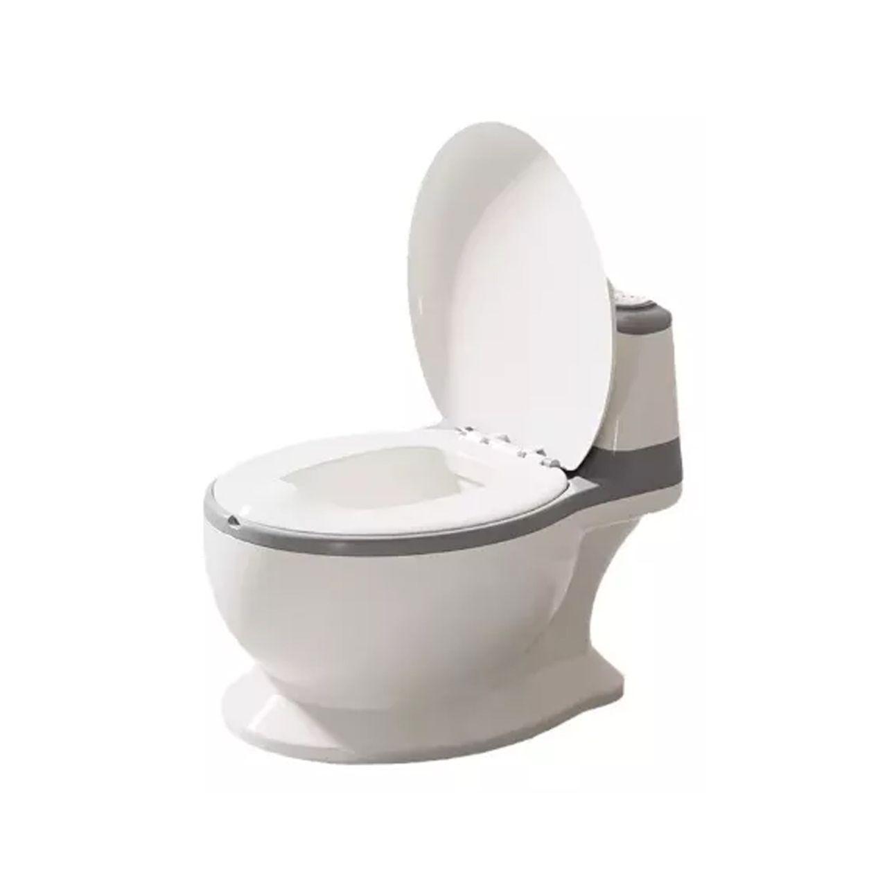 Pelela Urinario Asiento Baño Niños 1-6 Años Pelela Musical Gris-3