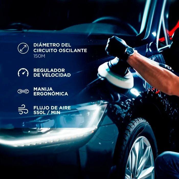 Pulidora Eléctrica Lijadora 450w 3000rpm Disco 125mm + Acc-3