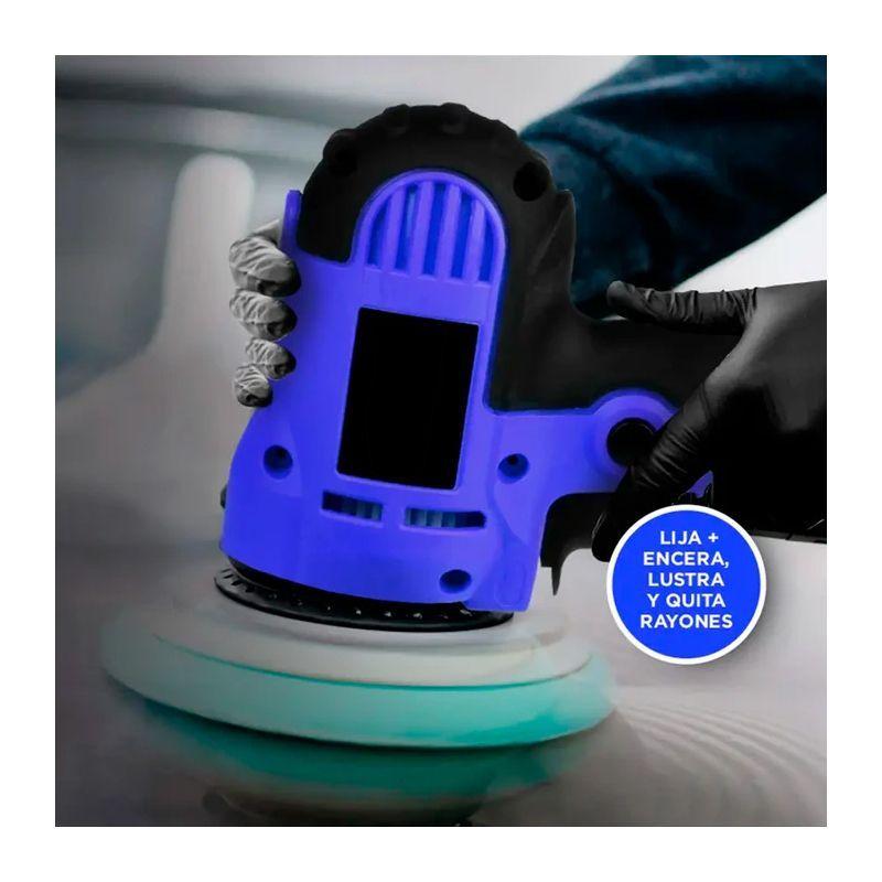 Pulidora Eléctrica Lijadora 450w 3000rpm Disco 125mm + Acc-6