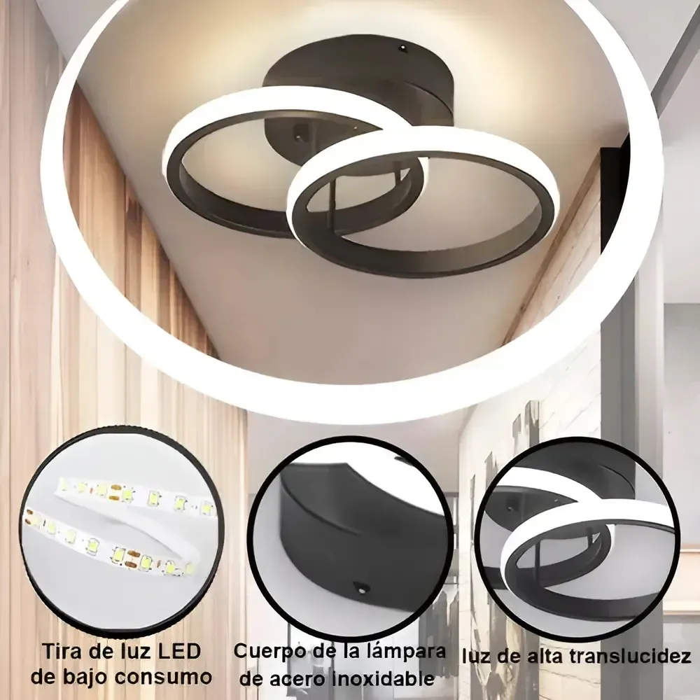 Lampara De Techo Led Decorativa Moderna Colgante-2