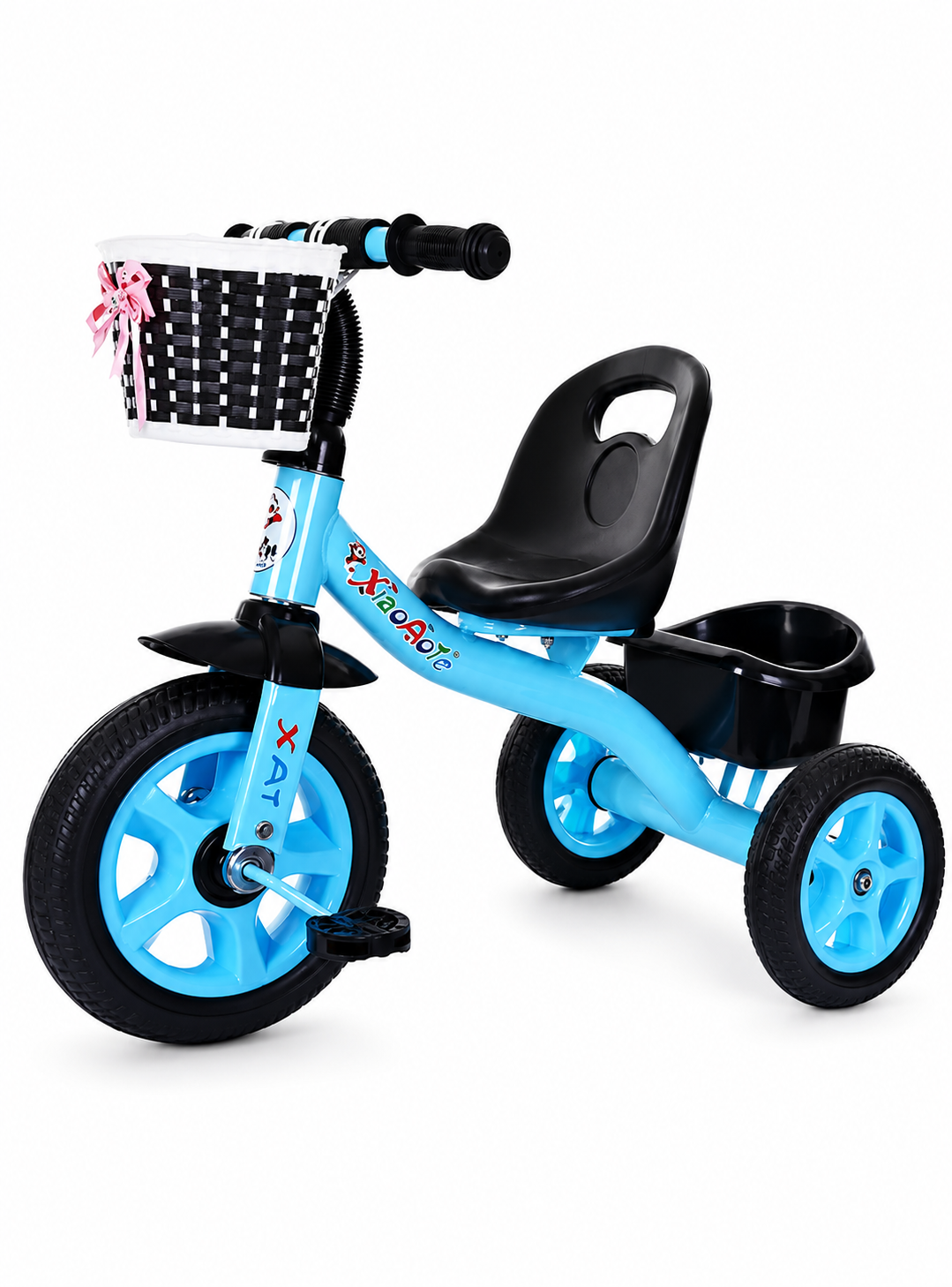 Triciclo Bicicleta Infantil Metálico Azul-1