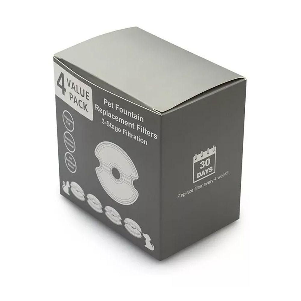 Pack De 4 Filtros De Repuestos Para Fuente/ Acero Inoxidable-3