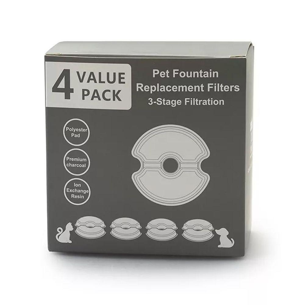 Pack De 4 Filtros De Repuestos Para Fuente/ Acero Inoxidable-5