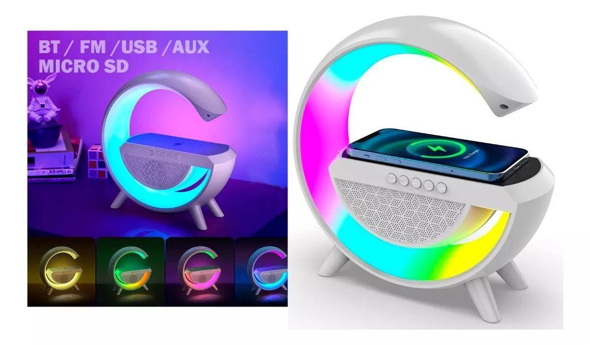 Parlante Bluetooth Lampara Usb Radio Cargador Inalambrico-6