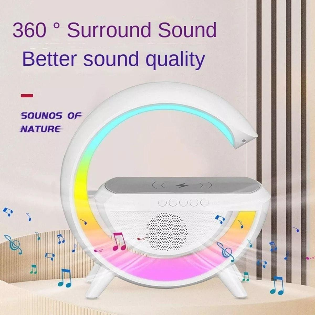 Parlante Bluetooth Lampara Usb Radio Cargador Inalambrico-7
