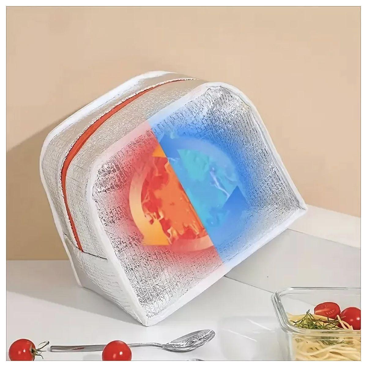 4 Bolso Termico Tipo Lonchera Con Efecto 3d Verde-4