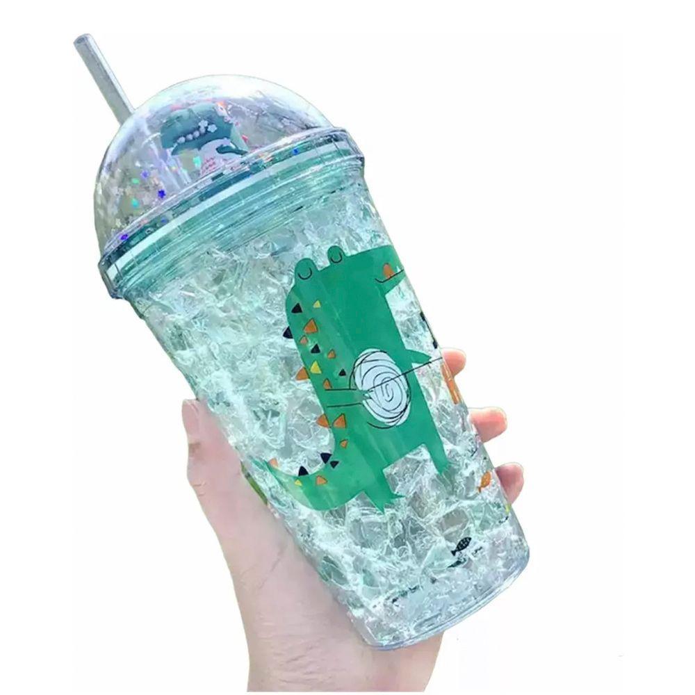 Vaso Dinosaurio Led Para Niños Taza Animada-0